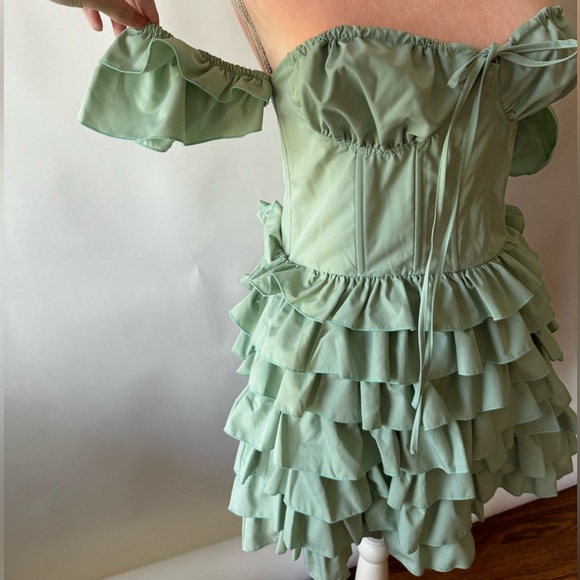 Dolls Kill Sugar Thrillz Exchanging Love Letters Mini Dress - Picture 2 of 11